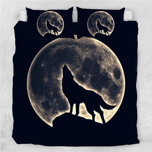 King Size Wolf Comforter | Wolf-Horde-Simple (172x218)-