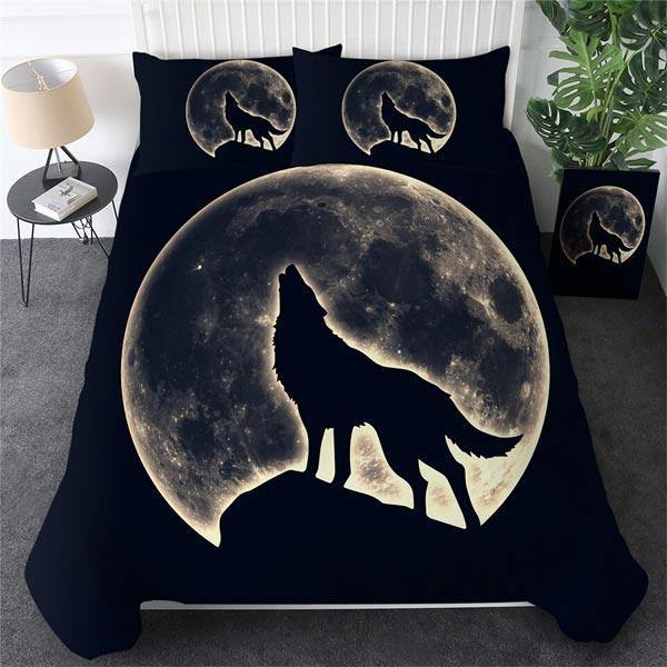 King Size Wolf Comforter | Wolf-Horde-Simple (172x218)-