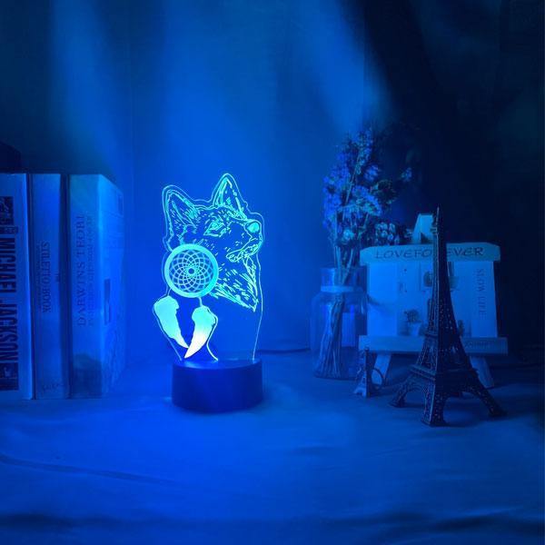 Led Wolf Dreamer Lamp | Wolf-Horde-16 changing colors-