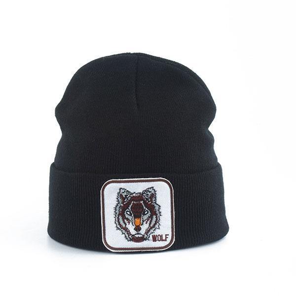 Lone Wolf Beanie | Wolf-Horde-White-