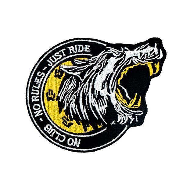 Lone Wolf Biker Patch | Wolf-Horde-Biker-
