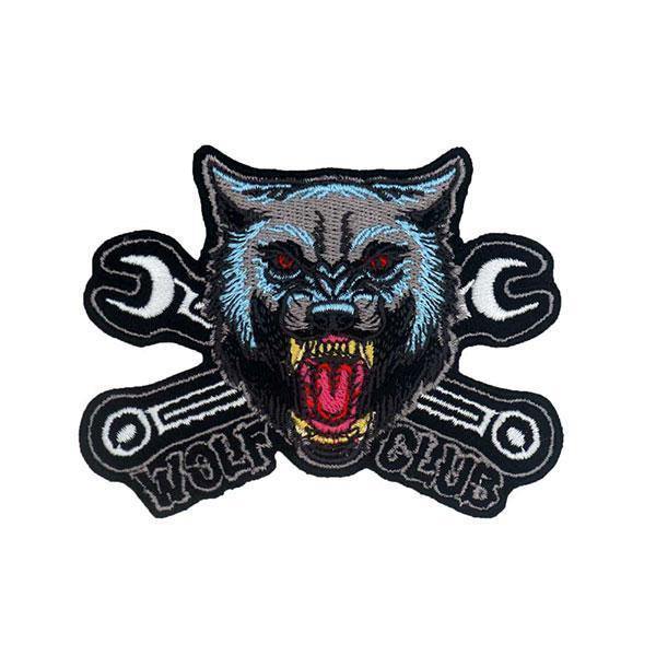 Lone Wolf Club Patch | Wolf-Horde-wild head-