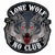 Lone Wolf No Club Patch | Wolf-Horde-punk style-