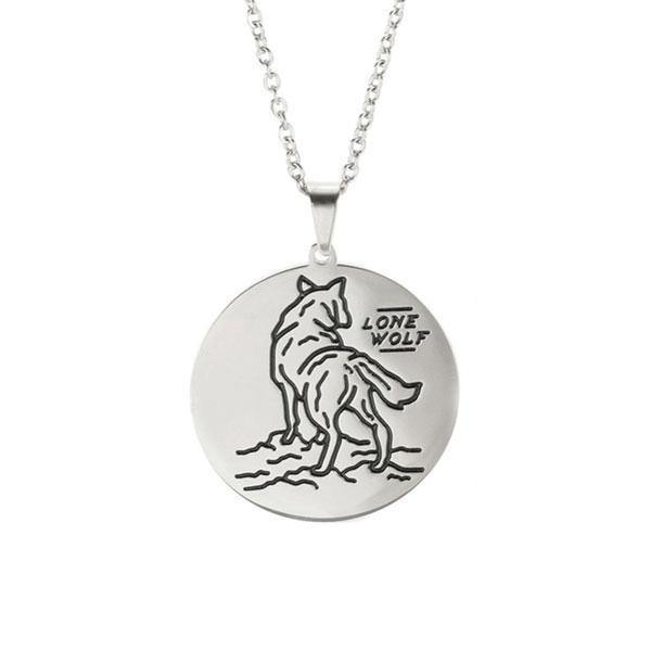 Lone Wolf Pendant | Wolf-Horde-lone wolf-