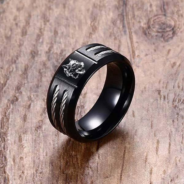 Lone Wolf Ring | Wolf-Horde-54 mm-