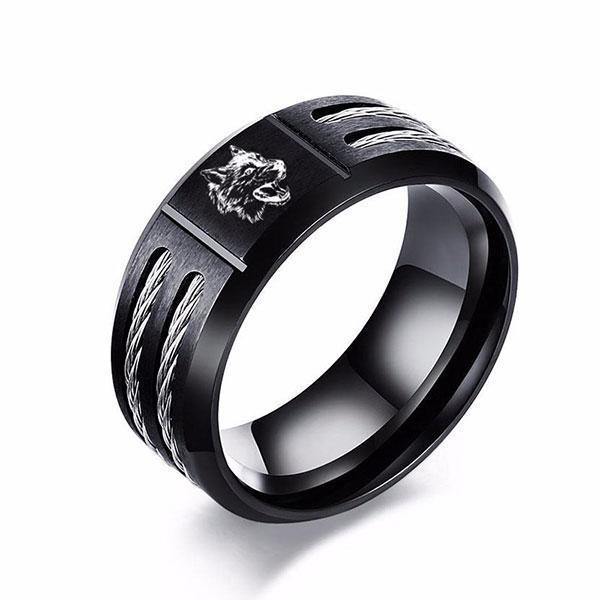 Lone Wolf Ring | Wolf-Horde-54 mm-