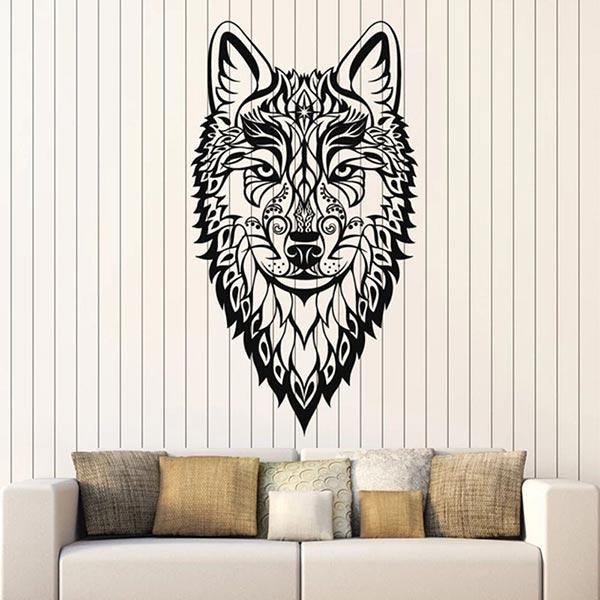 Lone Wolf Sticker | Wolf-Horde-57x31cm-