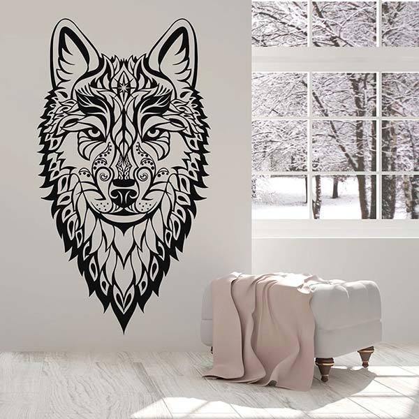 Lone Wolf Sticker | Wolf-Horde-57x31cm-