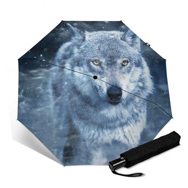 Lone Wolf Umbrella | Wolf-Horde-Solitary-