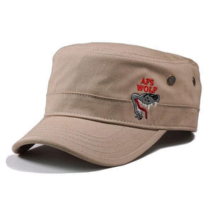 Military style cap: beautiful design | Wolf-Horde-Khaki-