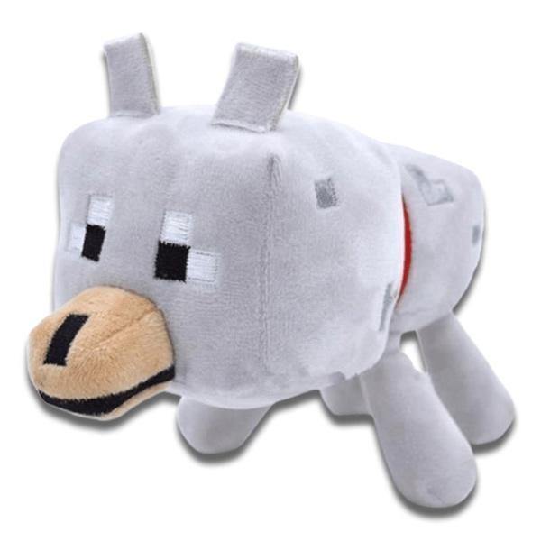 Minecraft Wolf Plush: the cuddly toy with a gamer design | Wolf-Horde-Cub '20 cm '-