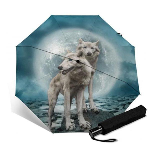 Moon Wolf Umbrella | Wolf-Horde-Moon-