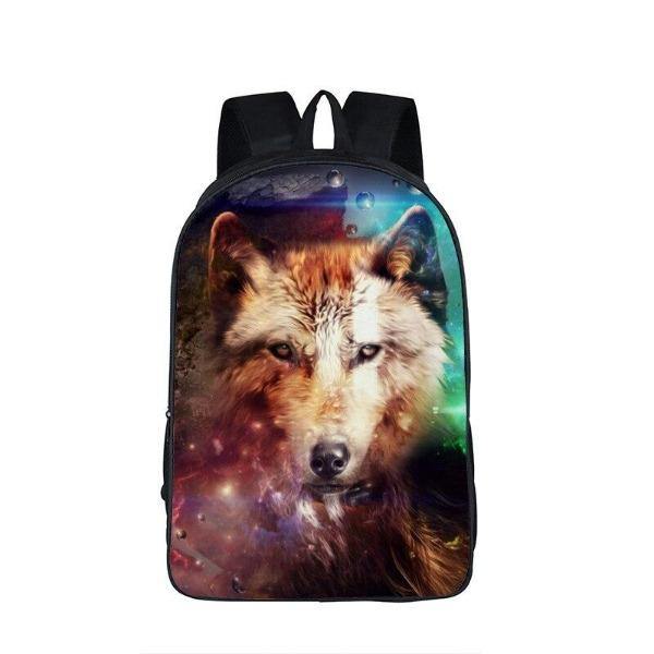 Multicolored wolf backpack | Wolf-Horde multicolour