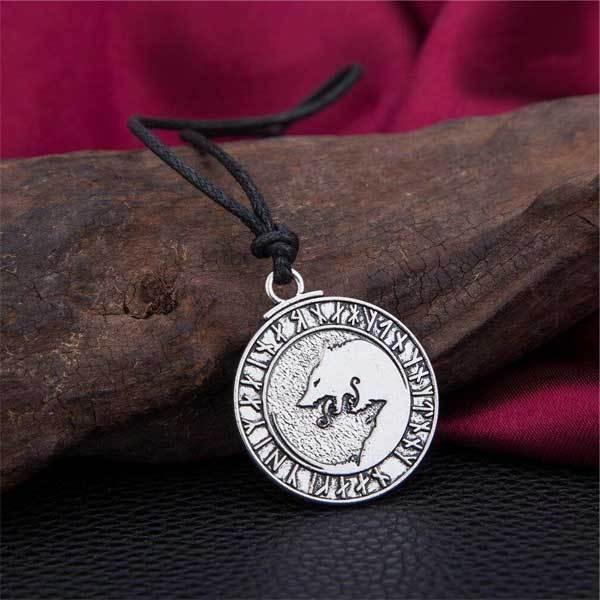 Norse Viking Wolf Pendant | Wolf-Horde-cordon-