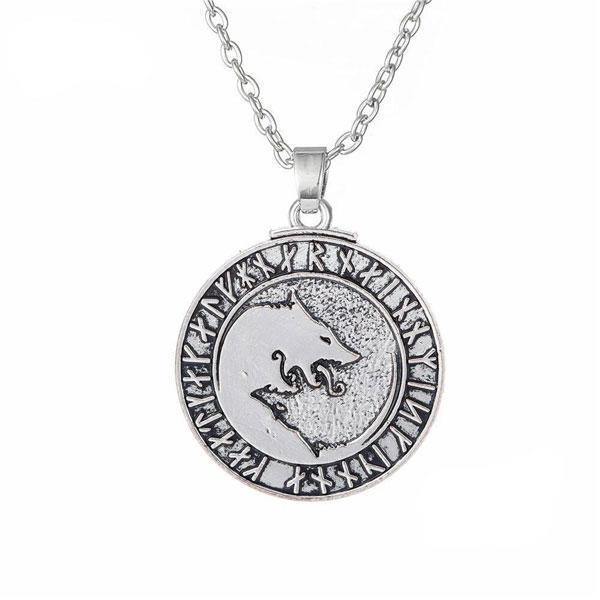 Norse Viking Wolf Pendant | Wolf-Horde-Chain-