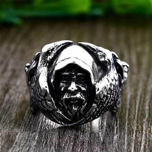 Norse Viking Wolf Ring | Wolf-Horde-54mm-