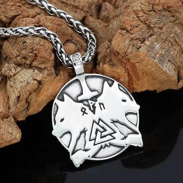 Norse Wolf Necklace | Wolf-Horde-60cm-