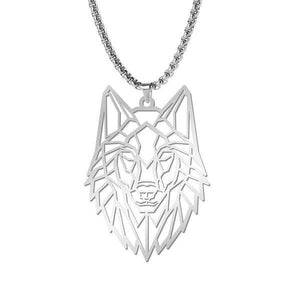 Origami Wolf Necklace | Wolf-Horde-Alpha-