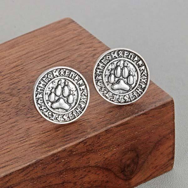 Paw Wolf Earrings | Wolf-Horde-Silver-