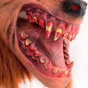 Realistic Werewolf Mask: terrifying ornament | Wolf-Horde-