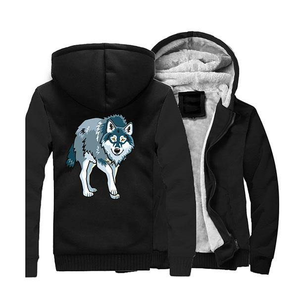 Red Wolf Jacket | Wolf-Horde Black