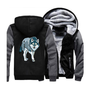 Red Wolf Jacket | Wolf-Horde Dark Gray Black