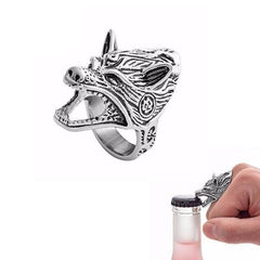 Ring Bottle Opener Wolf | Wolf-Horde-57 mm-