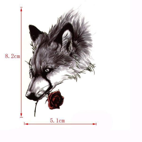 Rose Wolf Tattoo | Wolf-Horde-