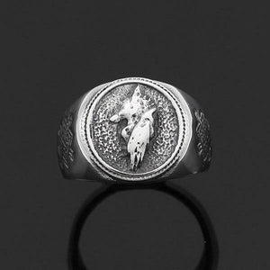 Signet Ring Lone Wolf | Wolf-Horde-60 mm-