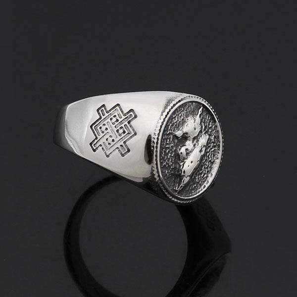 Signet Ring Lone Wolf | Wolf-Horde-60 mm-