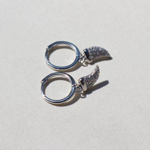 Silver Wolf Earrings | Wolf-Horde-1 silver pair-