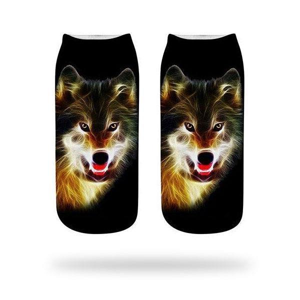 Socks With Wolves On Them | Wolf-Horde-sparkling wolf-
