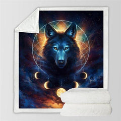 Soft Wolf Blanket | Wolf-Horde-75cmx100cm-