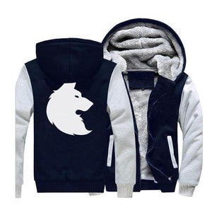 Spirit Hood Wolf Jacket | Wolf-Horde Gray Dark Blue
