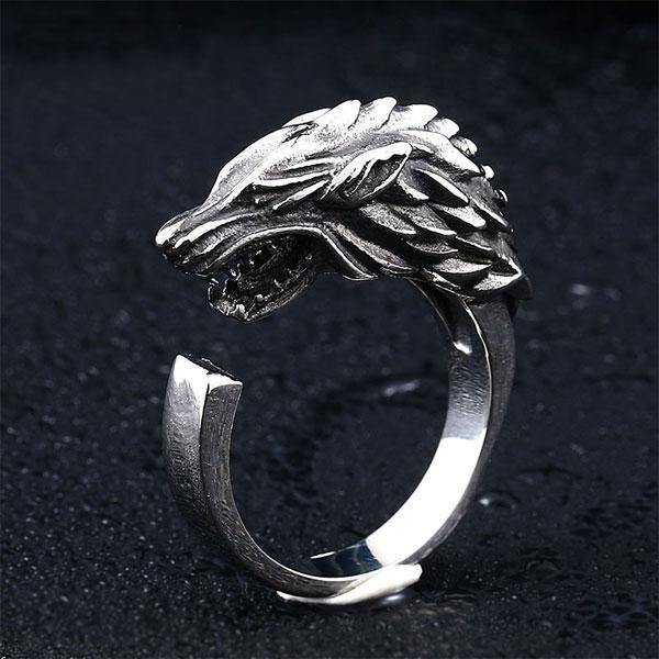 Signet Ring Wow Horde Ring Signet Ring Horde Ring Steel Wolf