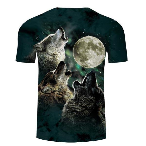 T Shirt Three Wolf Moon | Wolf-Horde