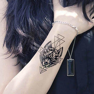 Tattoo Geometric Wolf | Wolf-Horde-