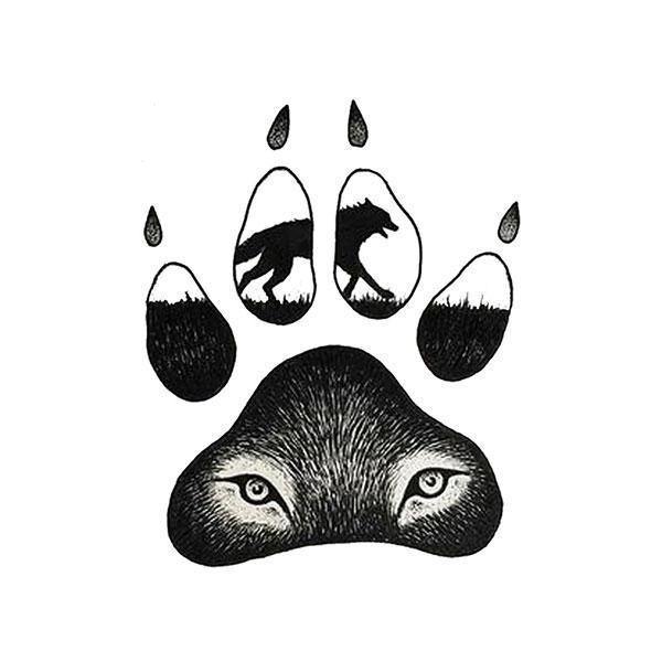 Tattoo Wolf Paw | Wolf-Horde-