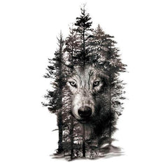 Tattoo Wolf Tree | Wolf-Horde-LC574-