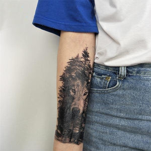 Tattoo Wolf Tree | Wolf-Horde-LC574-