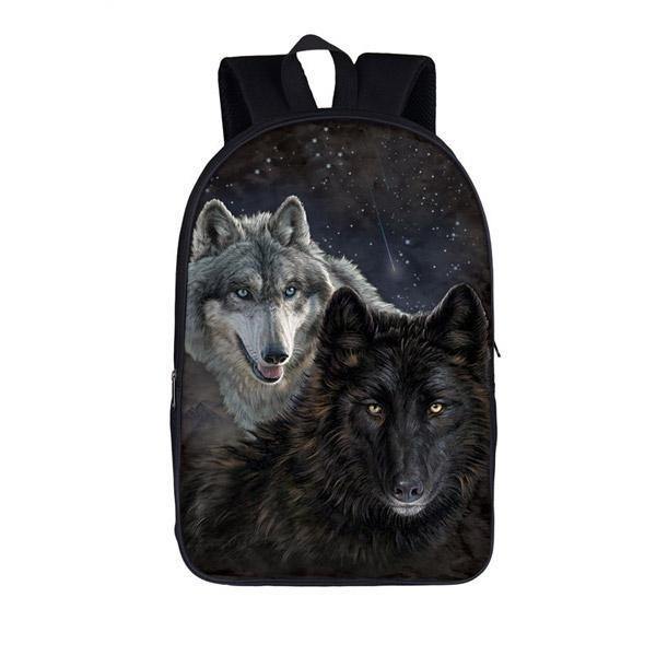 The 3d Wolf Backpack: a pleasant design | Wolf-Horde Black 