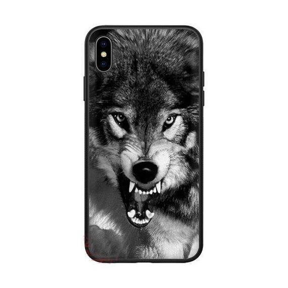 Coque iPhone 16 Plus Verre Trempé Loup Étoilé - Ma Coque Coque iPhone 16 Plus Verre Trempé Loup Étoilé - Ma Coque