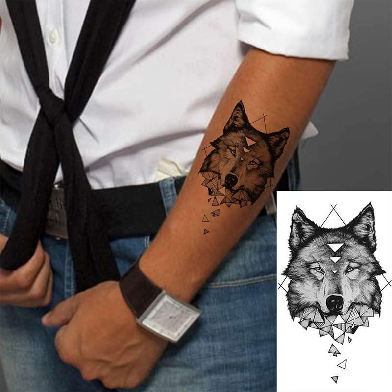 Triangle Wolf Tattoo | Wolf-Horde-38-