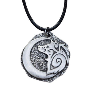 Tribal wolf pendant | Wolf-Horde-Silver-