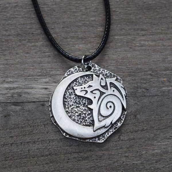 Tribal wolf pendant | Wolf-Horde-Silver-