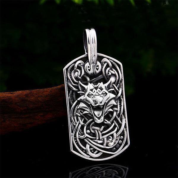 Viking Wolf Pendant | Wolf-Horde-Silver-