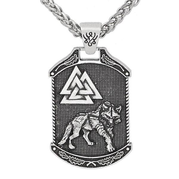 Viking Wolf Pendant | Wolf-Horde-Silver-