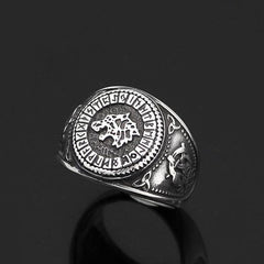 Viking Wolf Symbol Ring | Wolf-Horde-54 mm-