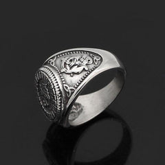 Viking Wolf Symbol Ring | Wolf-Horde-54 mm-