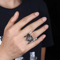 Vintage Wolf Ring | Wolf-Horde-57 mm-